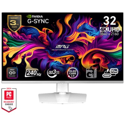 MSI MPG 321URXW QD-OLED 32 (UHD/240Hz/QD-OLED/0.03ms/USB-C 90W/ MO-MP32QOW