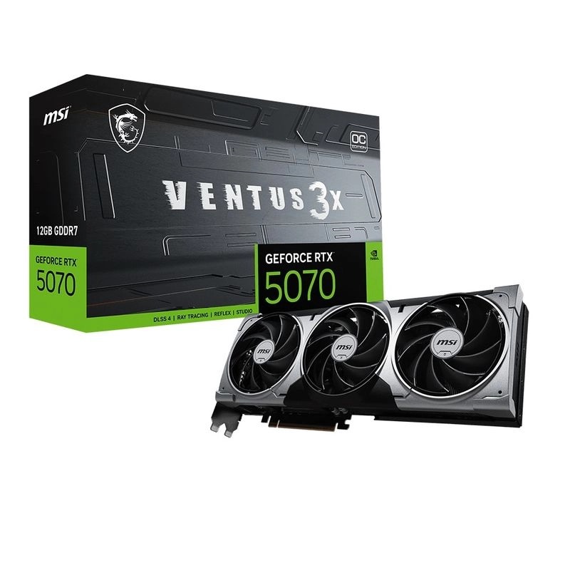 MSI RTX 5070 12G VENTUS 3X OC (12GB GDDR7)(DI-N5070Y1)