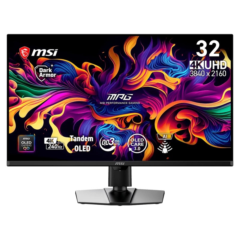 MSI MPG 322UR QD-OLED X24 32" 4K 240Hz QD OLED (MO-MP32QO2+CE-ACPC+LB-MON)