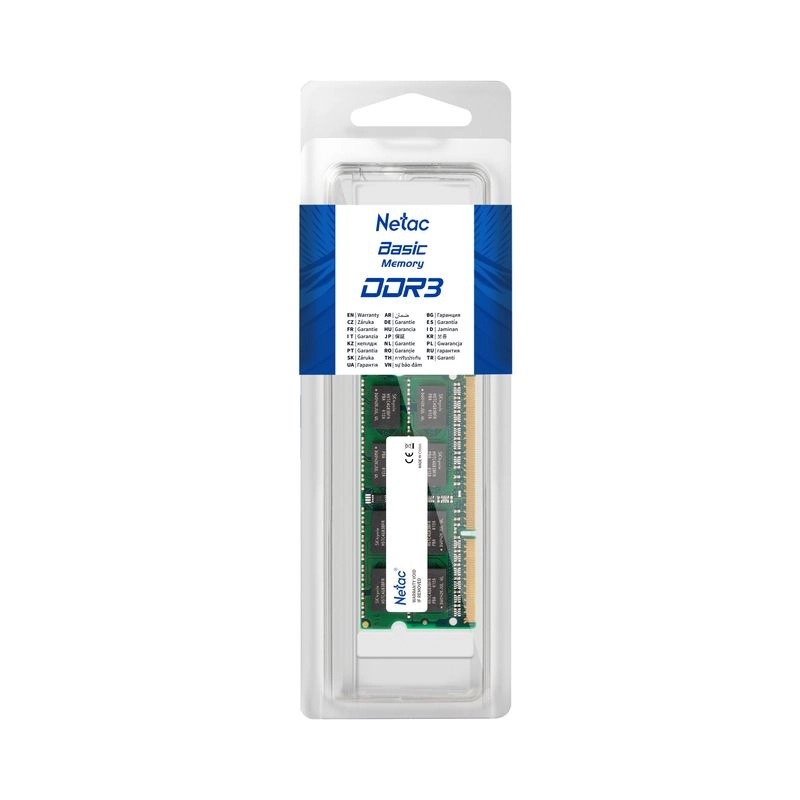 Netac BASIC DDR3L Basic DDR3L-1600 8G SO-DIMM 204 DDR3 PC * 1.35V/ /JEDEC NTBSD3N16SP-08