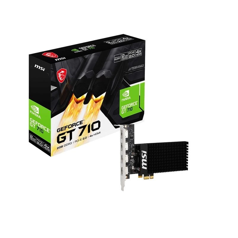 MSI GT 710 2GD3H 4HDMI (2GB GDDR3 TWIN FROZR 10)(DI-N710HD4)