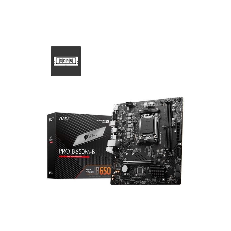 MSI PRO B650M-B (AMD AM5 MATX)(MB-RB65MB)