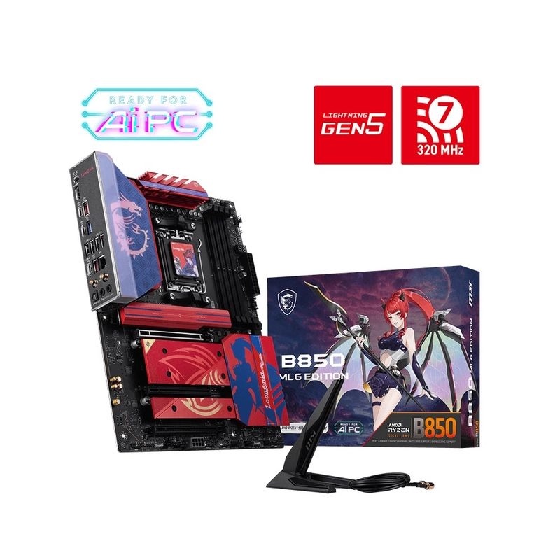 MSI B850 MLG EDITION (AMD AM5 ATX Wi-Fi 7)(MB-RB85MLG)