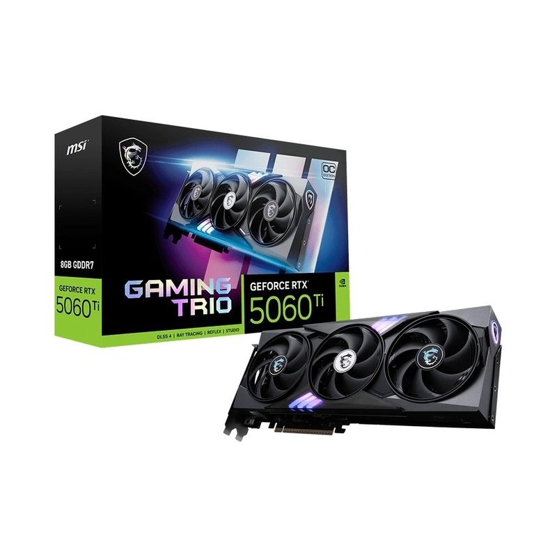MSI RTX 5060 Ti 8G GAMING TRIO OC (8GB GDDR7)(DI-N506TL8)