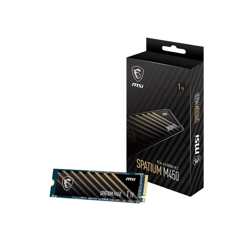 MSI SPATIUM M450 SSD (500GB PCIe Gen4)(HD-M4505G)