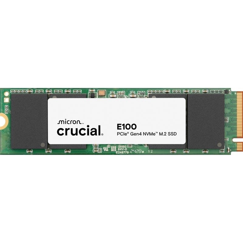 Crucial E100 480GB PCIe Gen4 NVMe 2280 M.2 SSD SSD (HD-E10048G)