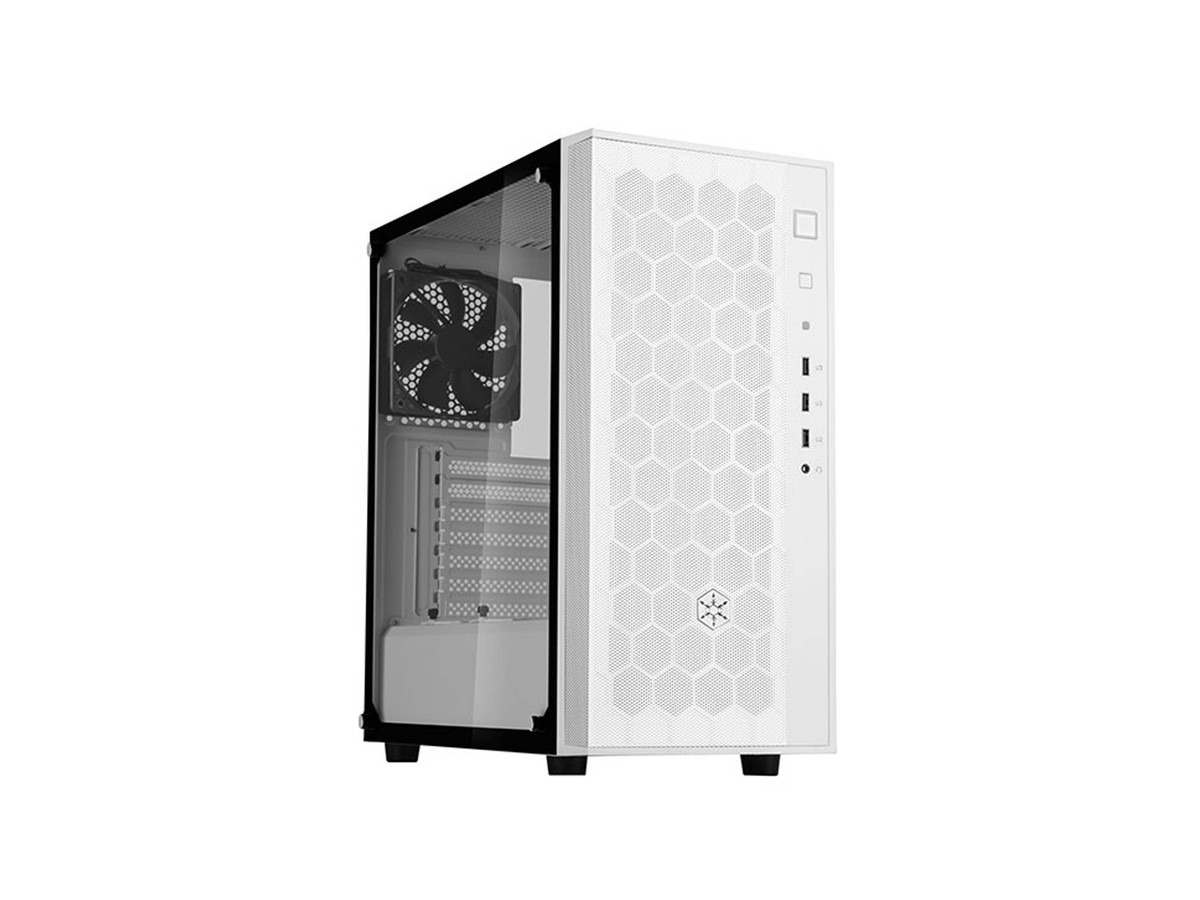 SilverStone FARA R1 (White Tempered Glass)