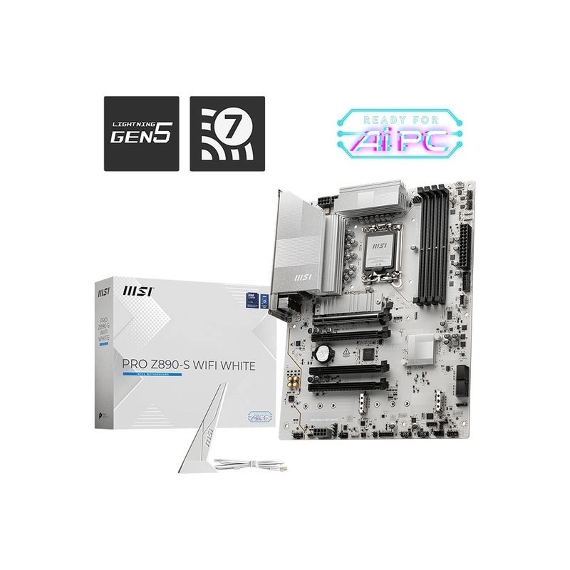 MSI PRO Z890-S WIFI6E W (LGA1851 ATX Wi-Fi 6E)(MB-MZ89SWW)