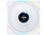 LIAN LI UNI FAN TL 120 LCD REVERSE BLADE WIRELESS WT Single Pack UF-RS-TL120-LCD-WLS-1W