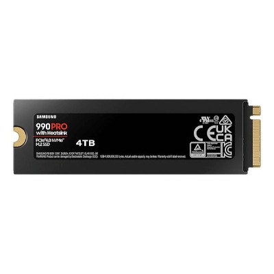 Samsung 990 Pro PCIe 4.0 NVMe M.2 4TB SSD MZ-V9P4T0CW