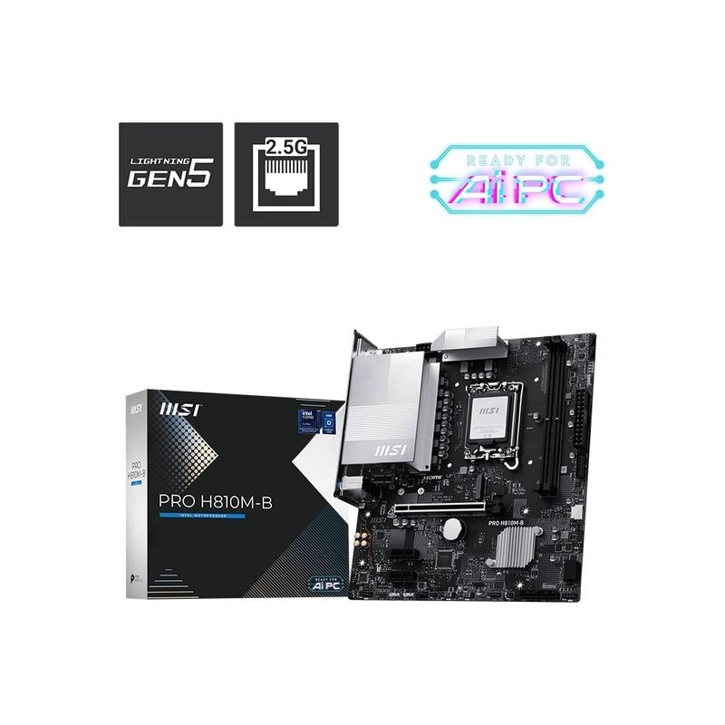 MSI PRO H810M-B (LGA1851 MATX)(MB-MH81MB)