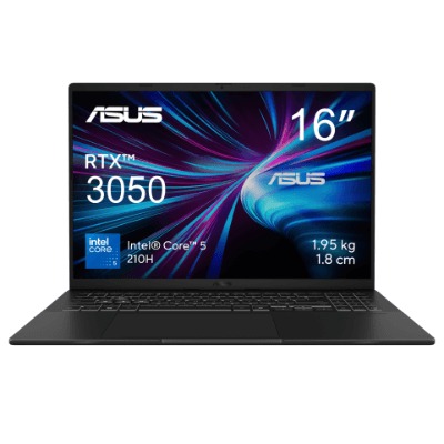 Asus Vivobook 16 16" 144Hz Core 5 210H/16GB/512GB/RTX3050/Win11 V3607VJ-MB5014W