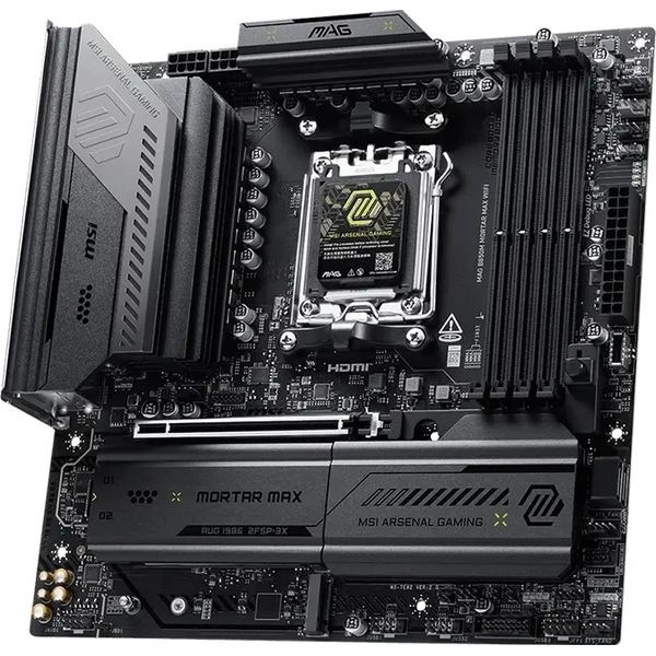 MSI MAG B850M MORTAR MAX WIFI (MATX AMD AM5 AMD B850)(MB-RB85MMW)