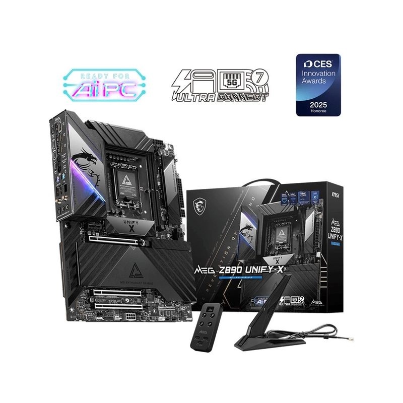 MSI MEG Z890 UNIFY-X (LGA1851 ATX Wi-Fi 7)(MB-MZ89UNX)