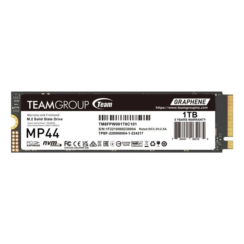 TeamGroup MP44 SSD (NVMe Gen4 1TB)(HD-MP441TB)