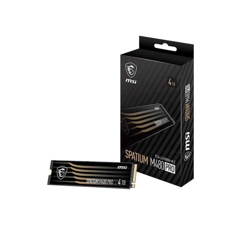 MSI SPATIUM M480 Pro SSD (2TB PCIe Gen4)(HD-M480P2T)