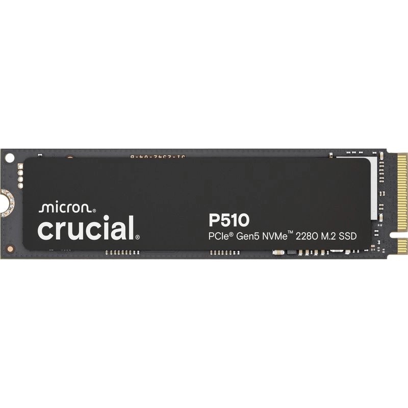 Crucial P510 1TB PCIe Gen5 NVMe M.2 SSD SSD (HD-P5101T)