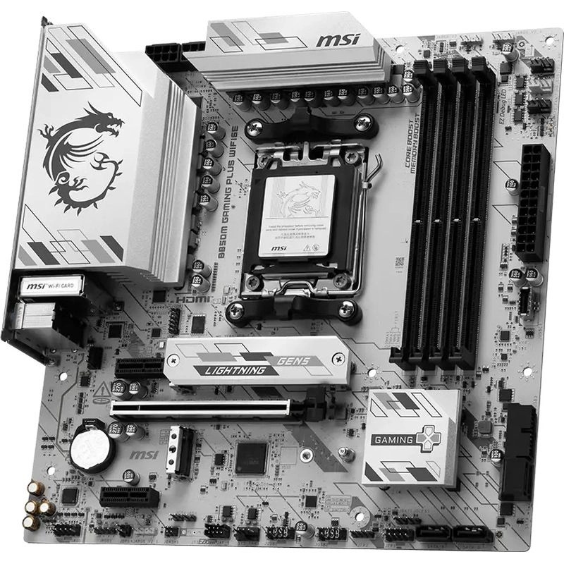 MSI B850M GAMING PLUS WIFI6E (MATX AMD AM5 AMD B850)(MB-RB85MG6)