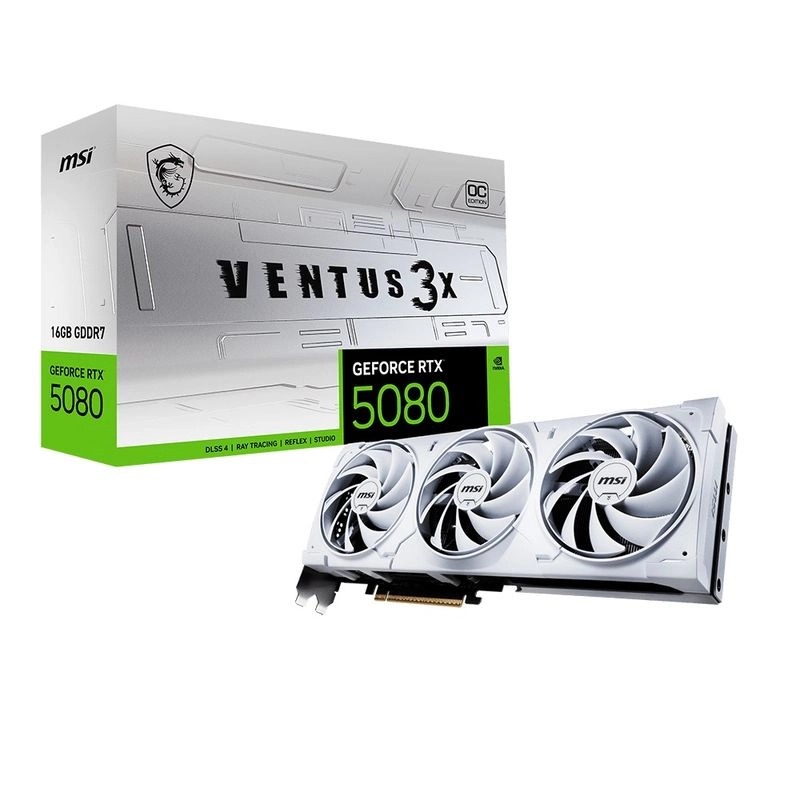 MSI GeForce RTX 5080 16G GAMING TRIO OC WHITE