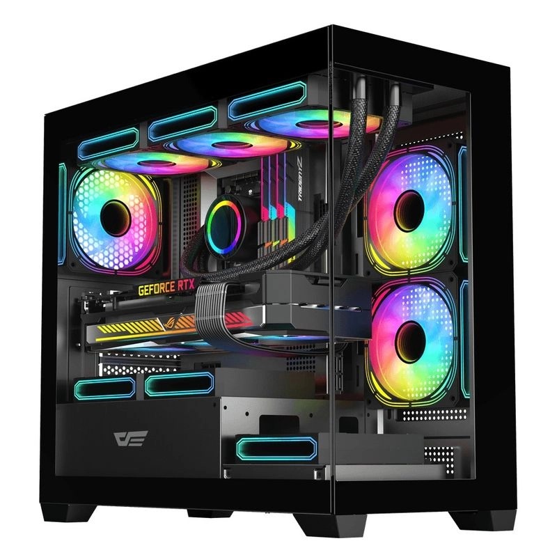 DarkFlash DS900M BLACK 6F (ITX M-ATX)(CA-DS9MB6F)
