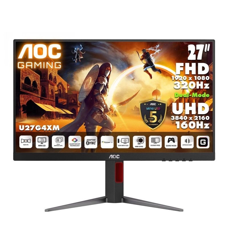AOC U27G4XM 27 Mini-LED (FHD @320Hz UHD @ 160Hz)