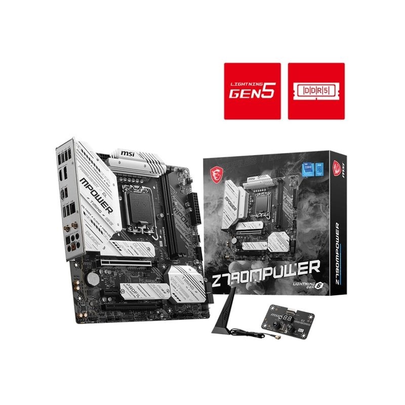 MSI Z790MPOWER (LGA1700 B760 MATX Wi-Fi 6E)(MB-MZ79MPR)