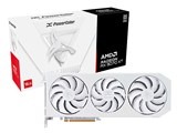 PowerColor Hellhound Spectral White AMD Radeon RX 9070 XT 16GB GDDR6 RX9070XT 16G-L/OC/WHITE