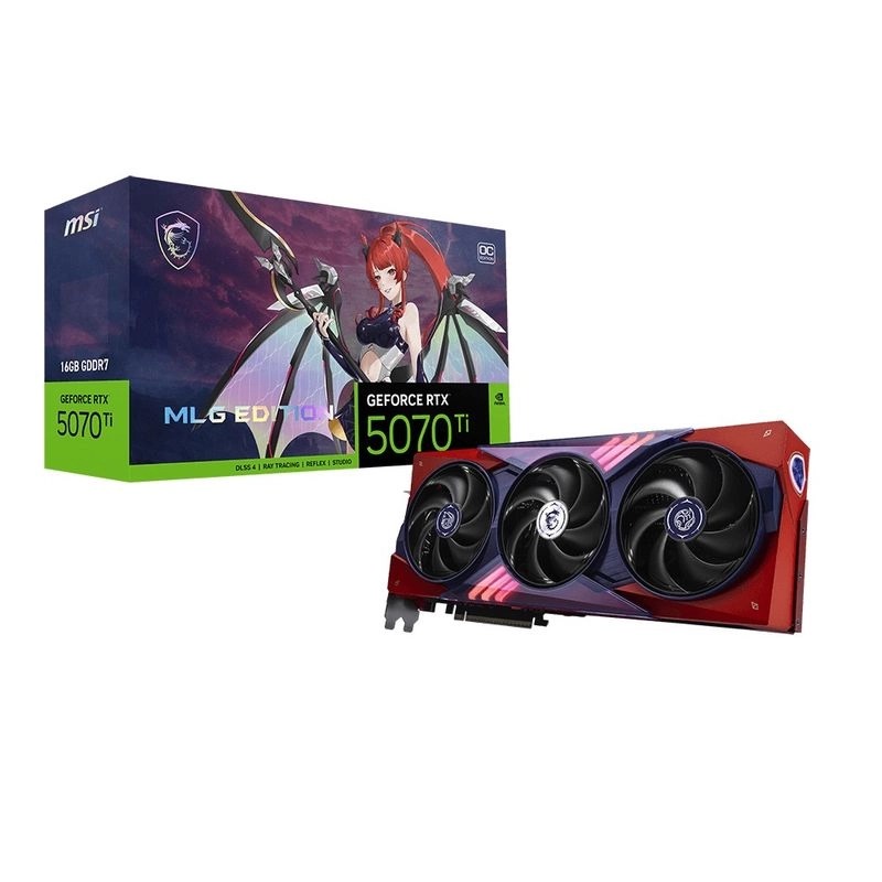 MSI RTX 5070 Ti 16G MLG EDITION OC (16GB GDDR7)(DI-N507TK1)