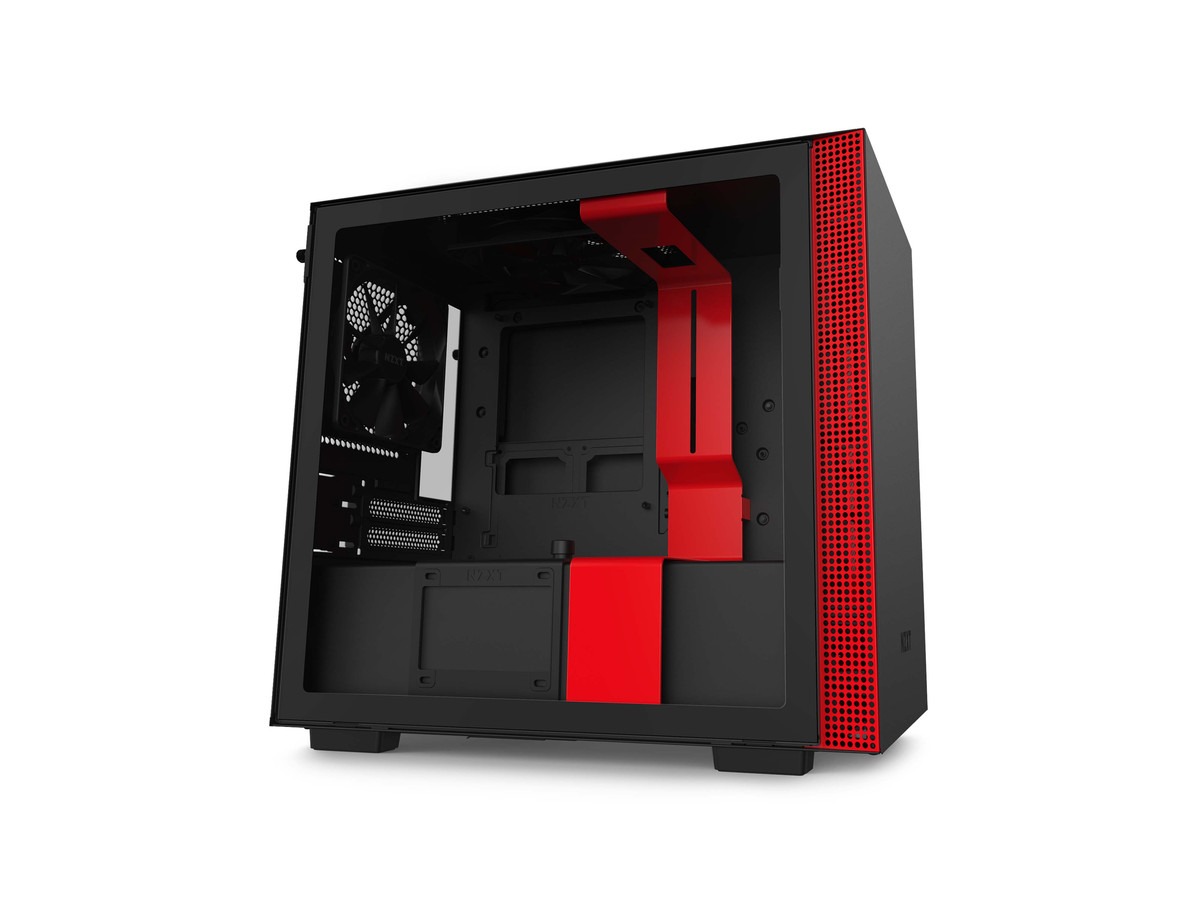 NZXT H210 (Matte Black/Red)