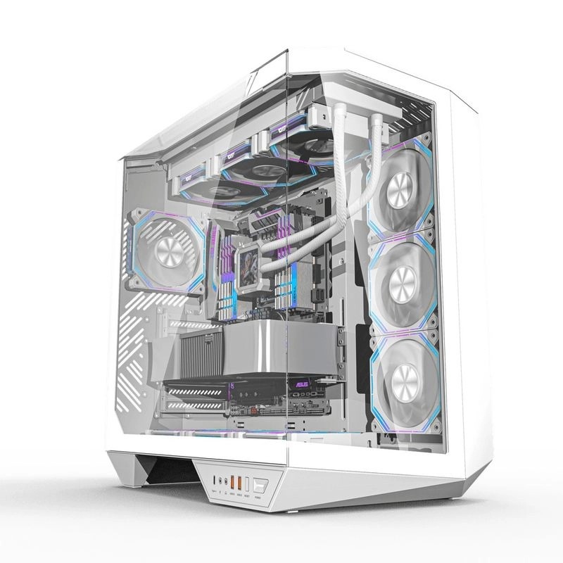 DarkFlash DY470 WHITE 機箱 (ATX, M-ATX,ITX)(CA-DY470W)