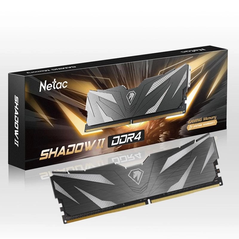 Netac SHADOW II DDR4 Shadow II DDR4-3200 16G C16 UDIMM 288 * XMP/ 1.35V/ NTSWD4P32SP-16K