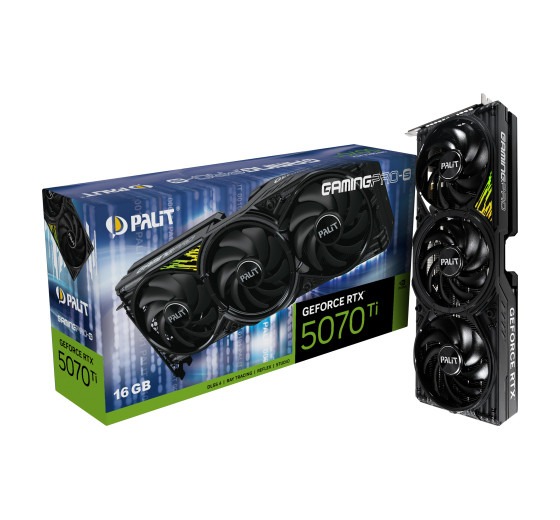 Palit RTX5070Ti GamingPro-S OC 16G D7 DPx3
