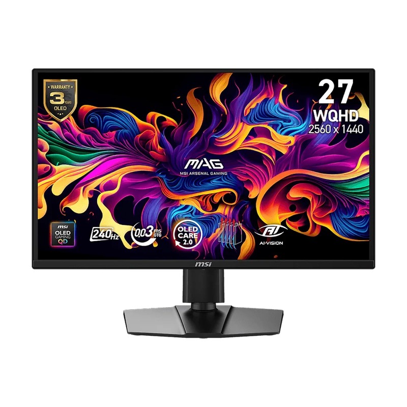 MSI MAG 272QP QD-OLED X24 27"2K 240Hz QD-OLED (MO-MA27Q24+CE-ACPC+LB-MON) 27" 2560 x 1440 240Hz