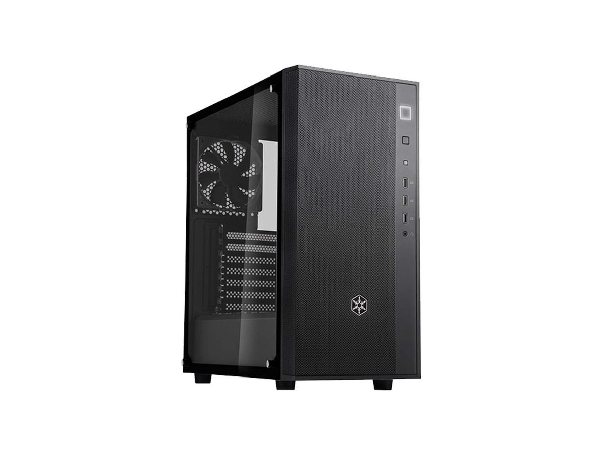 SilverStone FARA R1 (Black Tempered Glass)