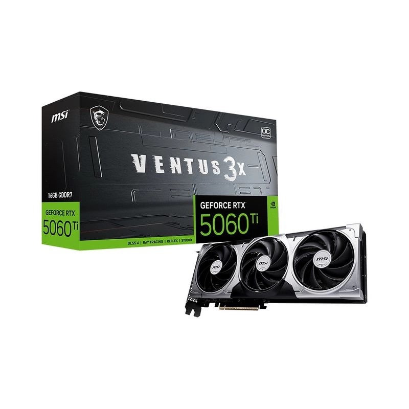 MSI RTX 5060 Ti 16G VENTUS 3X OC (16GB GDDR7)(DI-N506TY1)