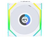 LIAN LI UNI FAN SL WIRELESS LCD120 REVERSE BLADE WT Single Pack UF-RS-SL120-LCD-WLS-1W