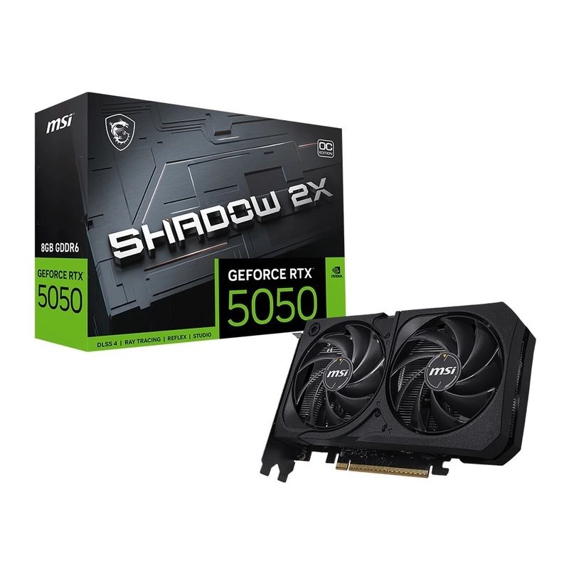MSI RTX 5050 8G SHADOW 2X OC (8GB GDDR6)(DI-N5050D8)
