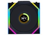 LIAN LI UNI FAN SL WIRELESS LCD120 REVERSE BLADE BK Single Pack UF-RS-SL120-LCD-WLS-1B