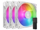 COOLER MASTER SickleFlow Edge 120 ARGB White Edition 3-Pack Fan Kit MFX-B2DW-253P2-R2