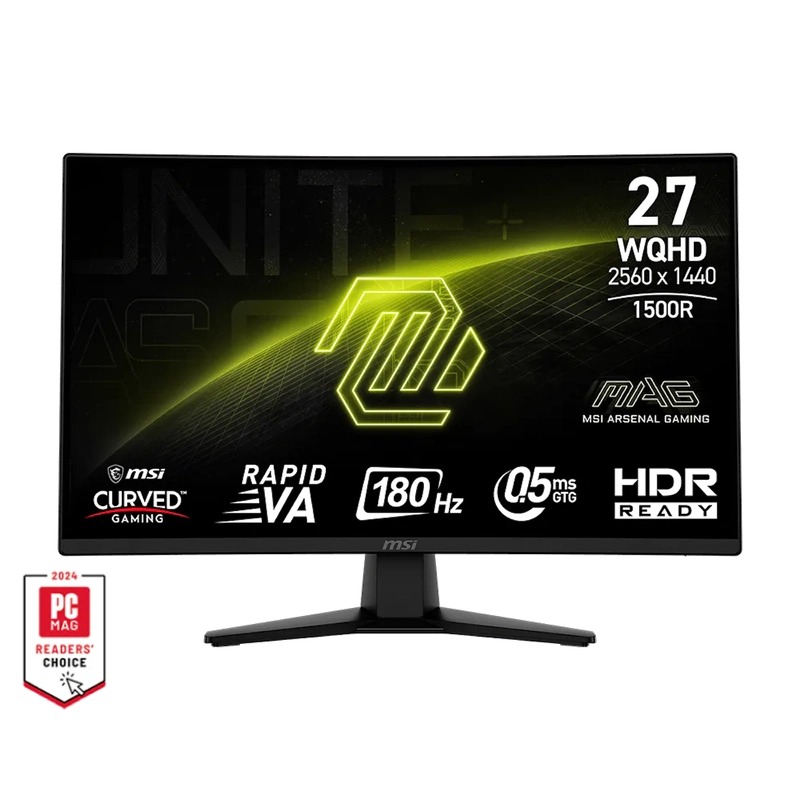 MSI MAG 274CQF 27" 2K 180Hz (MO-MA27CQF+CE-MNBC06U+LB-MON)