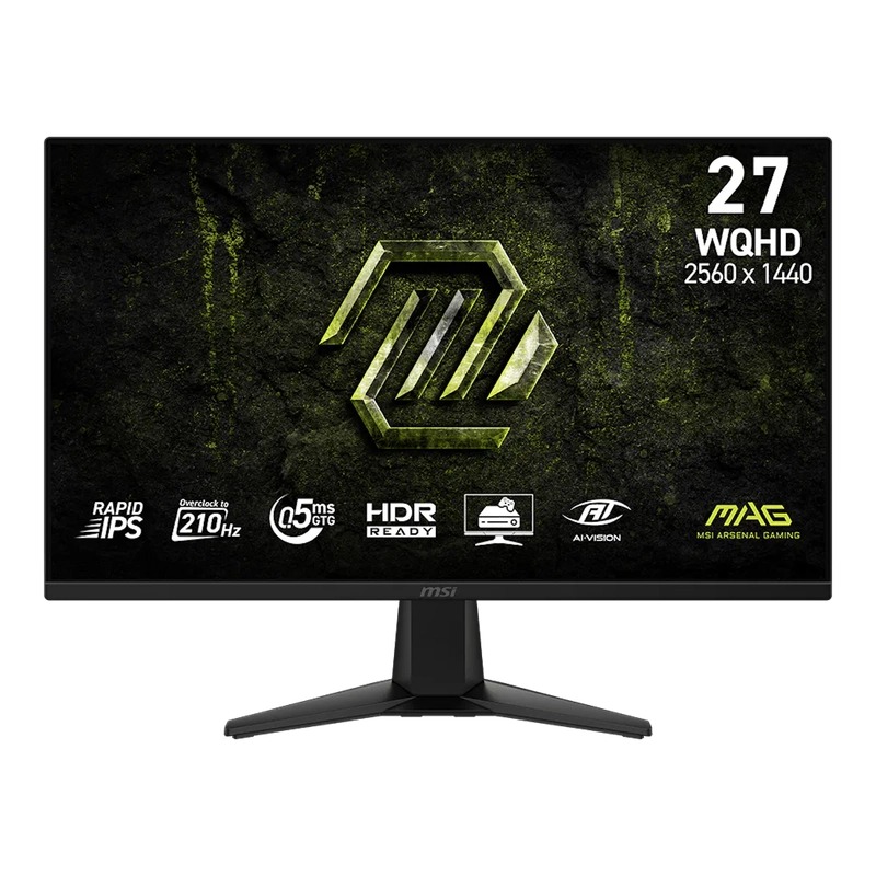 MSI MAG 275QF E21 27" 2K 210Hz Rapid IPS (MO-MA27QE2+CE-ACPC+LB-MON)