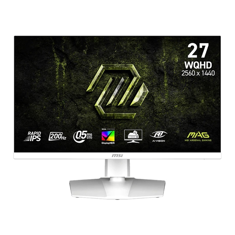 MSI MAG 274QRFW E20 27" 2K 200Hz Rapid IPS )(MO-MA27W20+CE-ACPC+LB-MON)
