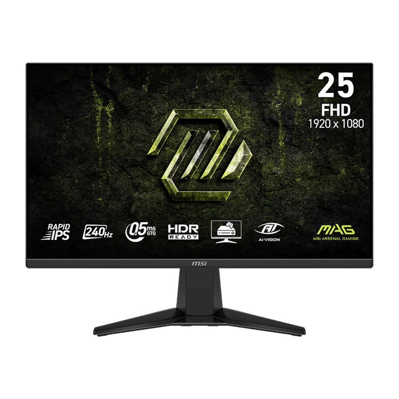 MSI MAG 255F X24 25" FHD 240Hz IPS (MO-MA25X24+CE-ACPC+LB-MON)