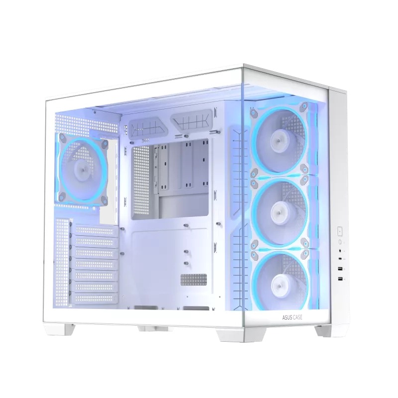 Asus A32 PLUS/WT/TG/ARGB (Mid Tower White Mini-ITX Micro-ATX ATX)(CA-AA32W)