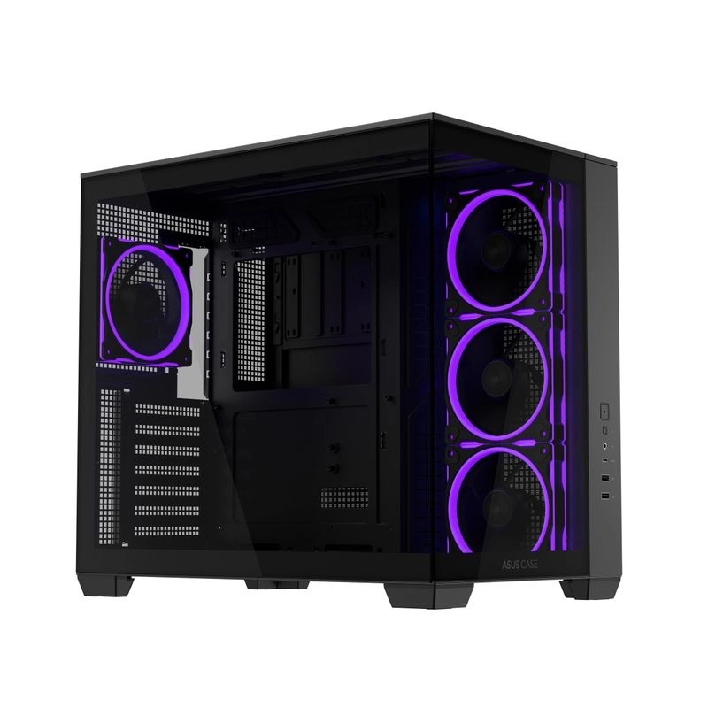Asus A32 PLUS/BK/TG/ARGB (Mid Tower Black Mini-ITX Micro-ATX ATX)(CA-AA32B)