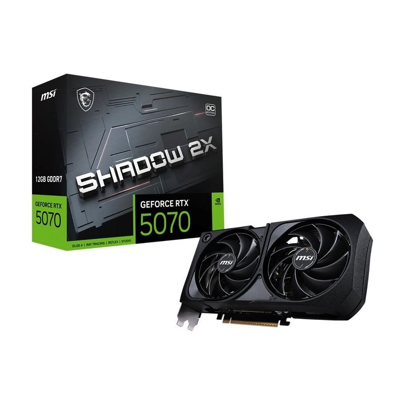MSI RTX 5070 12G SHADOW 2X OC (12GB GDDR7)(DI-N5070D1)