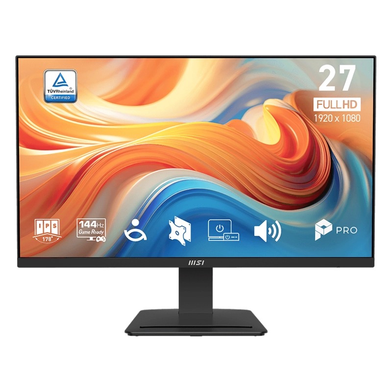 MSI Pro MP273 E14A 27" FHD 144Hz (MO-MP273E4+CE-ACPC+LB-MON) 27 1920 x 1080 144Hz Yes
