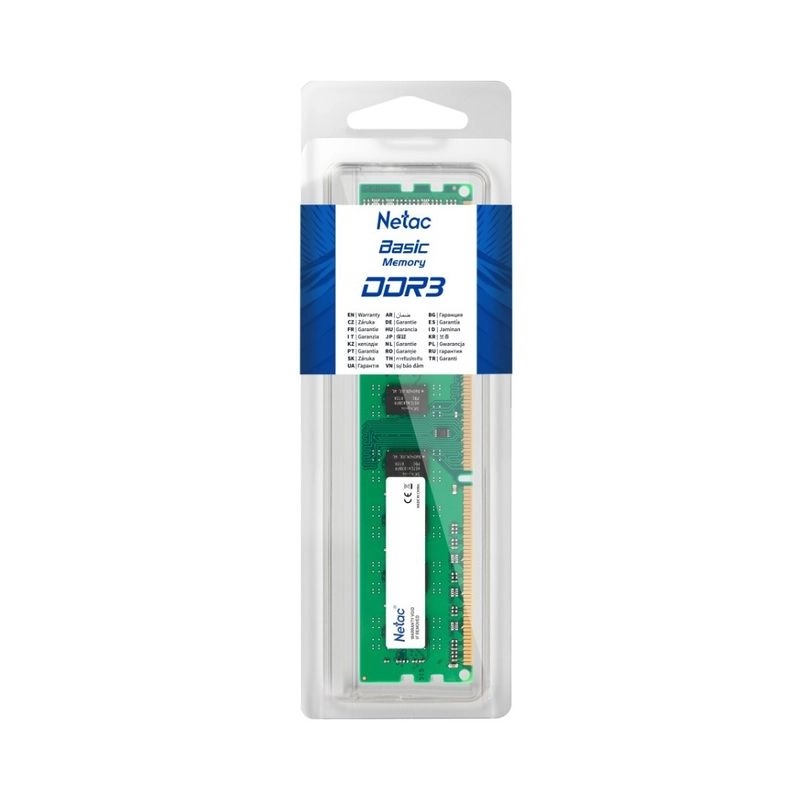 Netac BASIC DDR3 Basic DDR3-1600 8G UDIMM 240 DDR3 PC * 1.5V/ /JEDEC NTBSD3P16SP-08