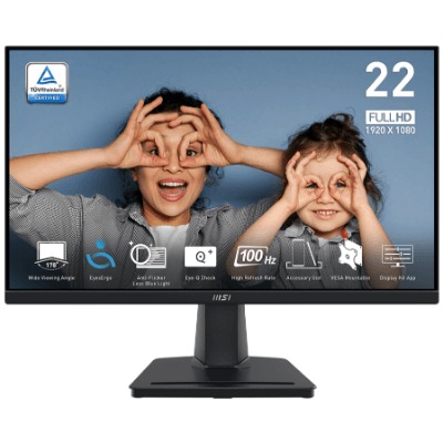 MSI PRO MP225V 22 (FHD/100Hz/VA/1ms) MO-MP225V