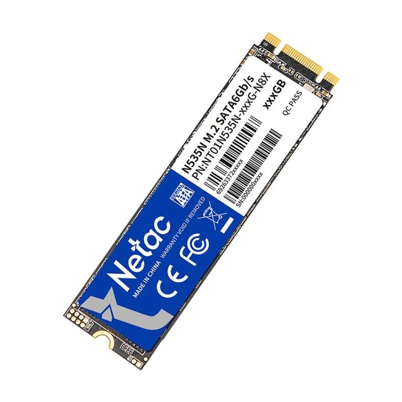 Netac N535N 256GB 540/490MB/s M.2 2280 SATAIII 3D NAND SSD NT01N535N-256G-N8X